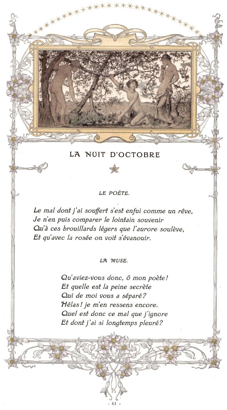 Les nuits de Musset / La nuit d'octobre